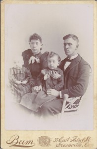 Ohio family photo from antique album